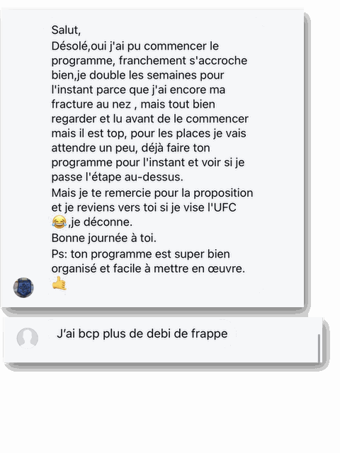 Messages reçus d'athlètes